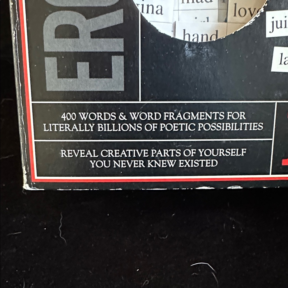 Vintage magnetic, erotic poetry kit - Picture 2 of 5
